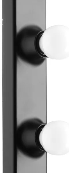 ONLI - Nástenné svietidlo HOLLYWOOD 5xE14/6W/230V čierna