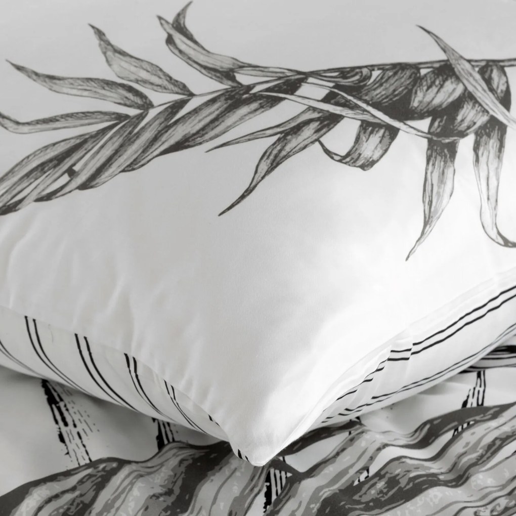 MAKOSATÉNOVÉ OBLIEČKY PALOMA 200X220 CM, 2 KS 70X80 CM VZOROVANÉ