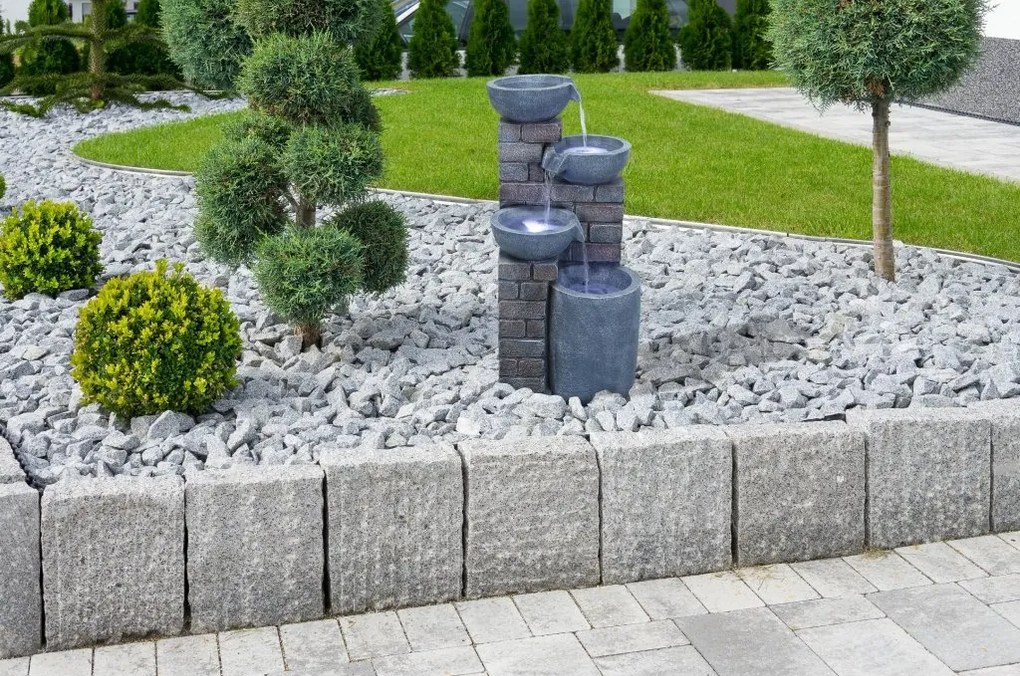 Záhradná fontána BestBerg EF-10 / polyresin / 44 x 36 x 86 cm