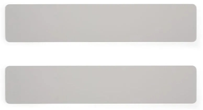 Akustické paravány na písací stôl 150x30 cm, 2 ks, biela