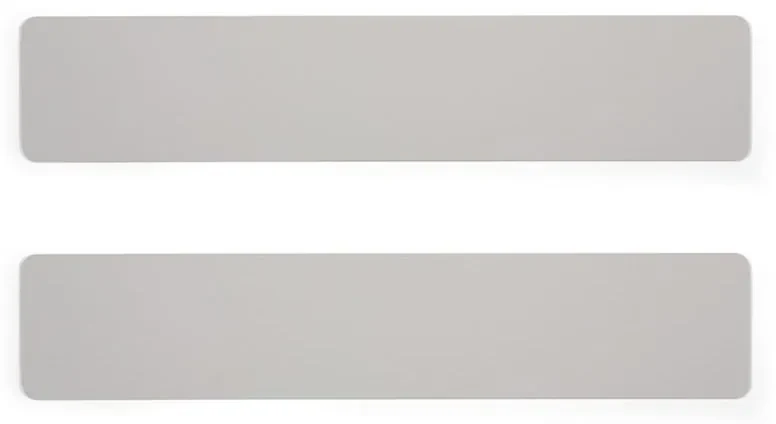 Akustické paravány na písací stôl 150x30 cm, 2 ks, biela