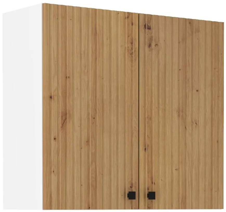 Kuchynská skrinka MIA dub artisan/biely 80g-72 2f