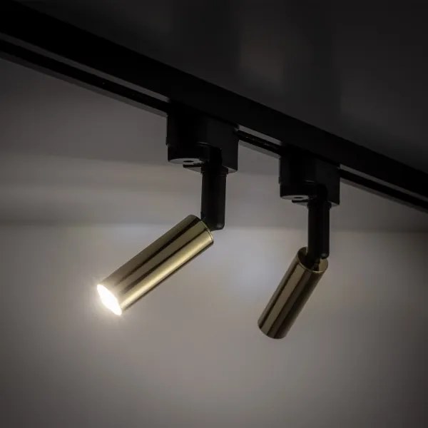 LED Bodové svietidlo do lištového systému LAGOS 1xG9/3W/230V zlatá/čierna