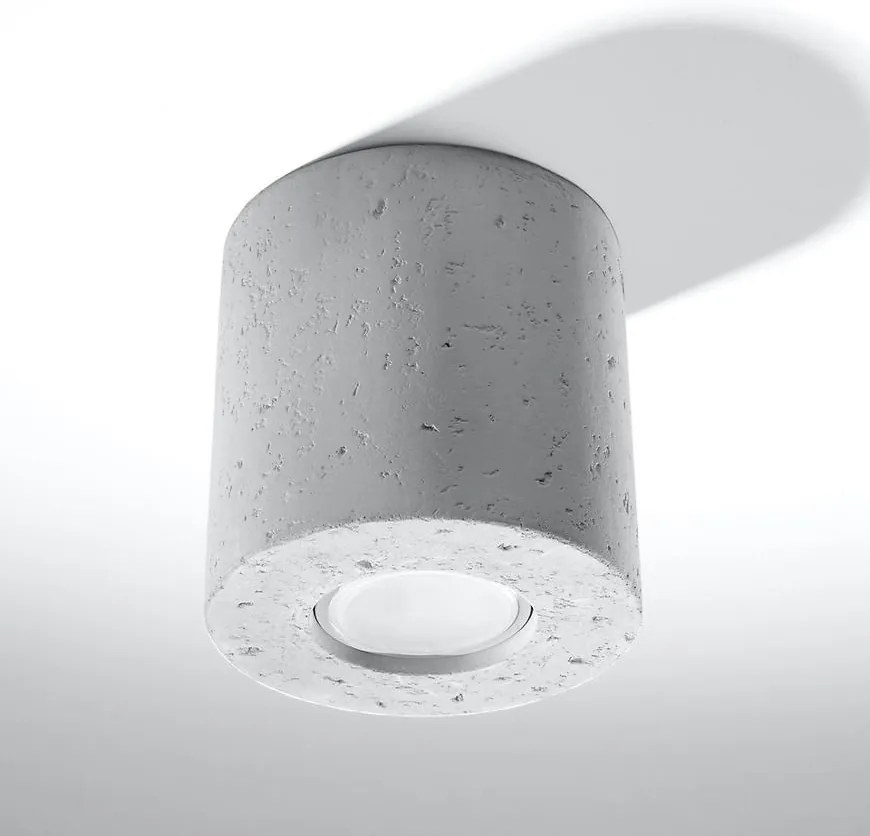 Stropná lampa Cindy betón