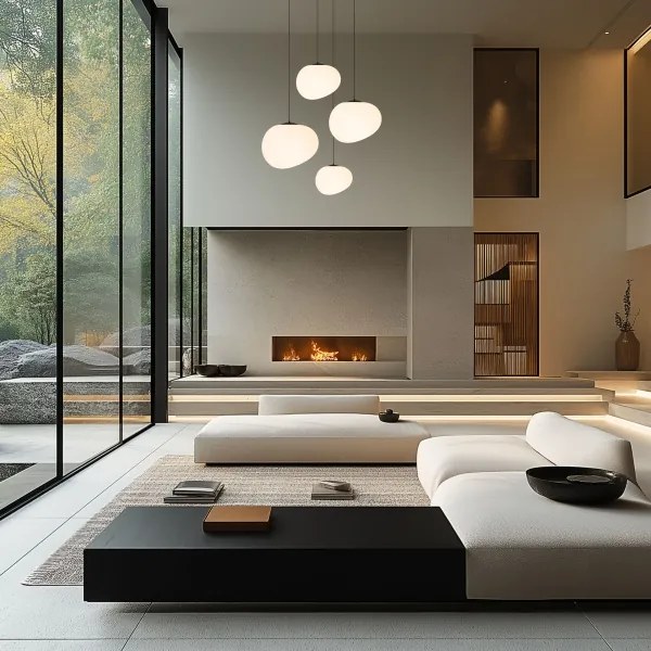 Luster na lanku STONES 1xE27/40W/230V pr. 25 cm