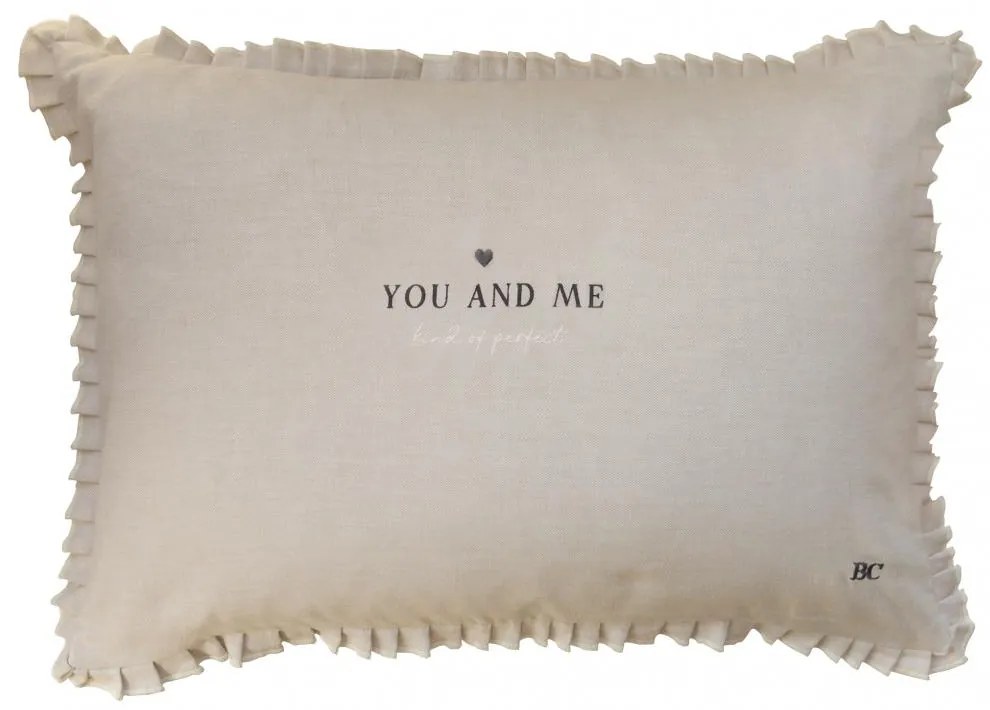 Cushion 50x70 Naturel/Pleated You and Me