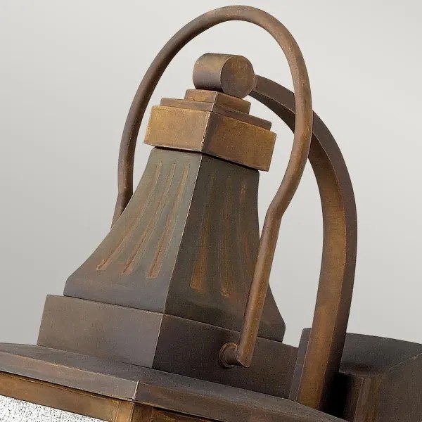 Hinkley HK-MONTAUK-M - Vonkajšie nástenné svietidlo MONTAUK 2xE14/60W/230V IP44