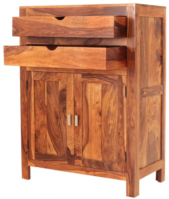Indický nábytok - Komoda Amba 90x120x45 z indického masívu palisander Only stain
