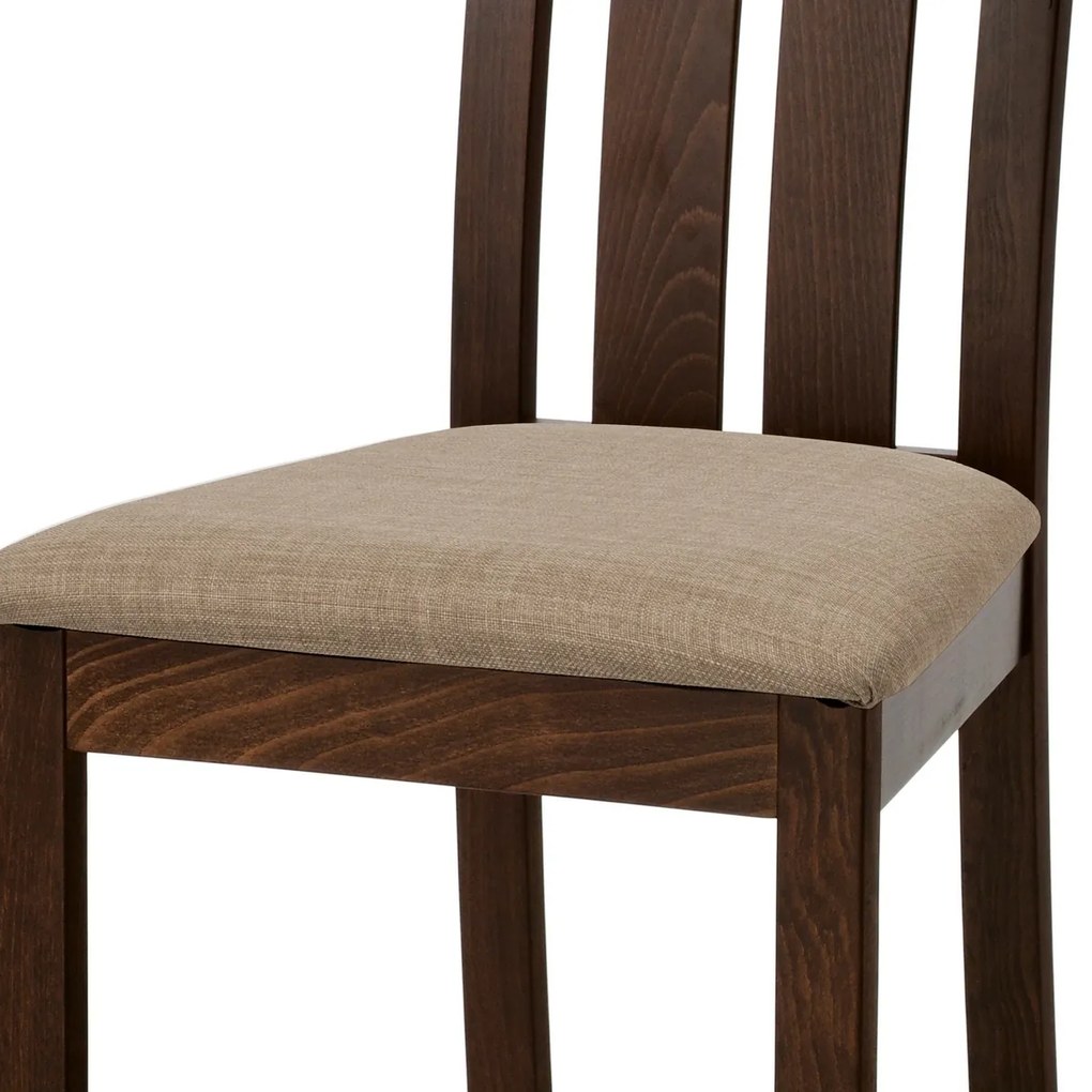Jedálenská stolička z masívneho dreva BC-2602,orech