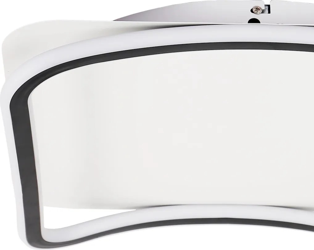 Stropné LED svietidlo Cali Square, 1x LED 30w, 4000k, b
