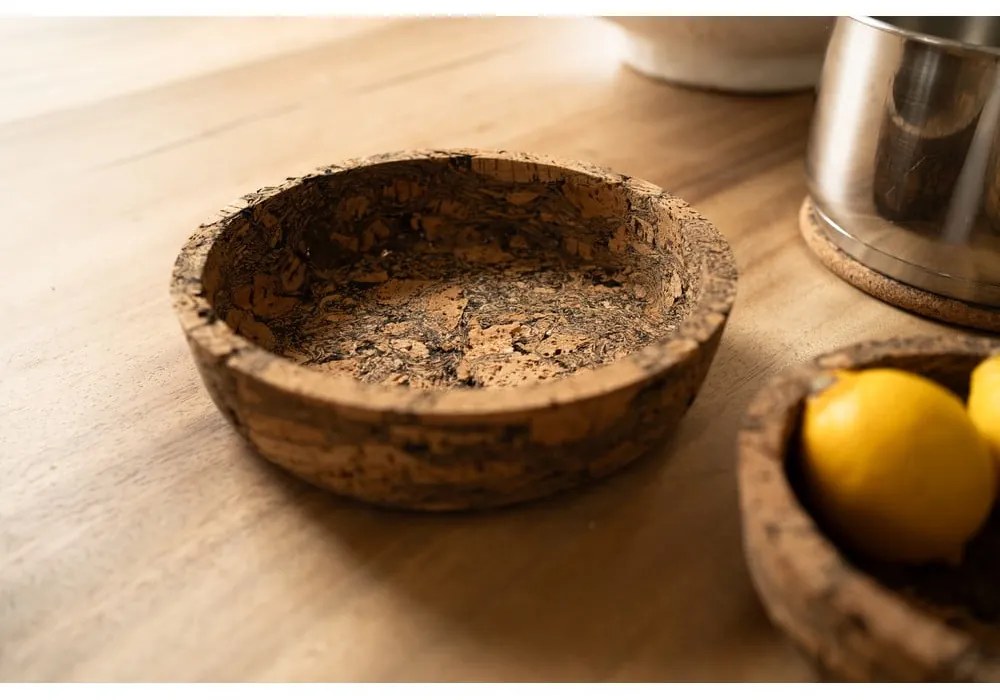 Korková misa v prírodnej farbe ø 20 cm Querco – ZicZac