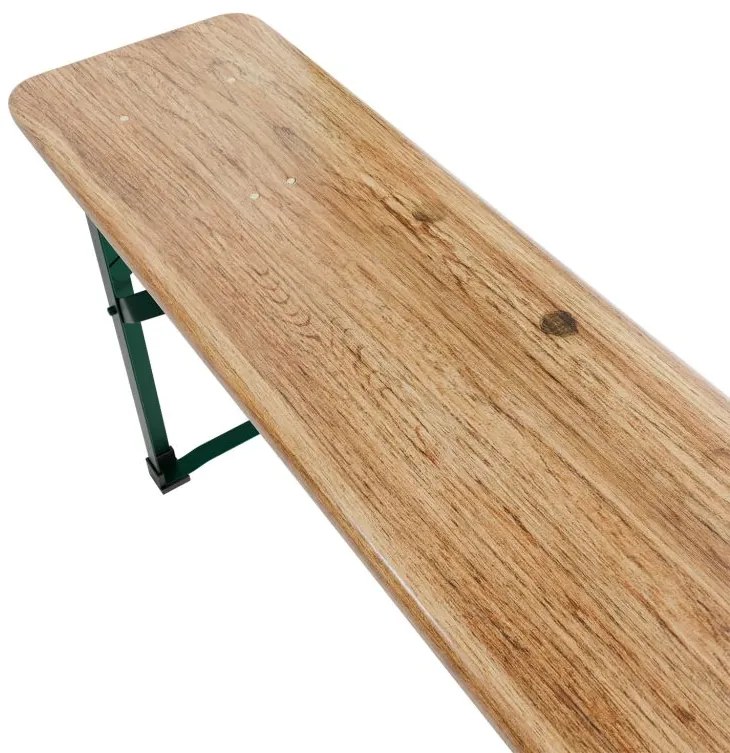 Pivný set 220 cm z jedľového dreva, skladacia, nosnosť 250kg