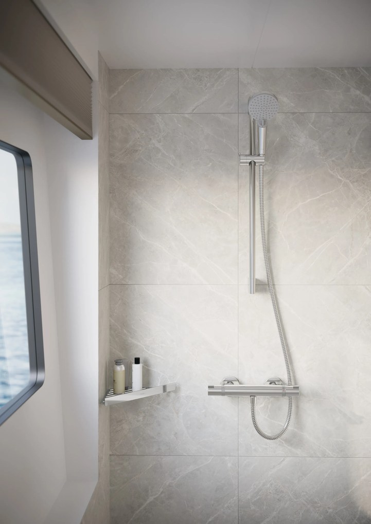 Hansgrohe AddStoris, košík do rohu, chrómová, HAN-41741000