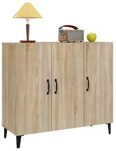 vidaXL Komoda dub sonoma 90x34x80 cm spracované drevo-