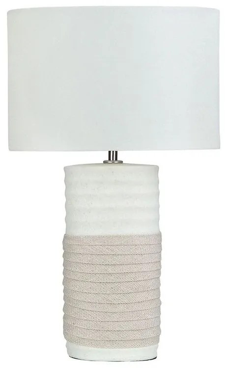 Luxusná béžová nočná stolná lampa NAVIA Beliani