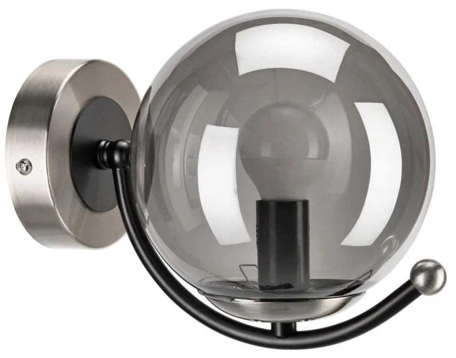 Nástenné svietidlo GEORGIA 1xE14/5W/230V matný chróm/dymová