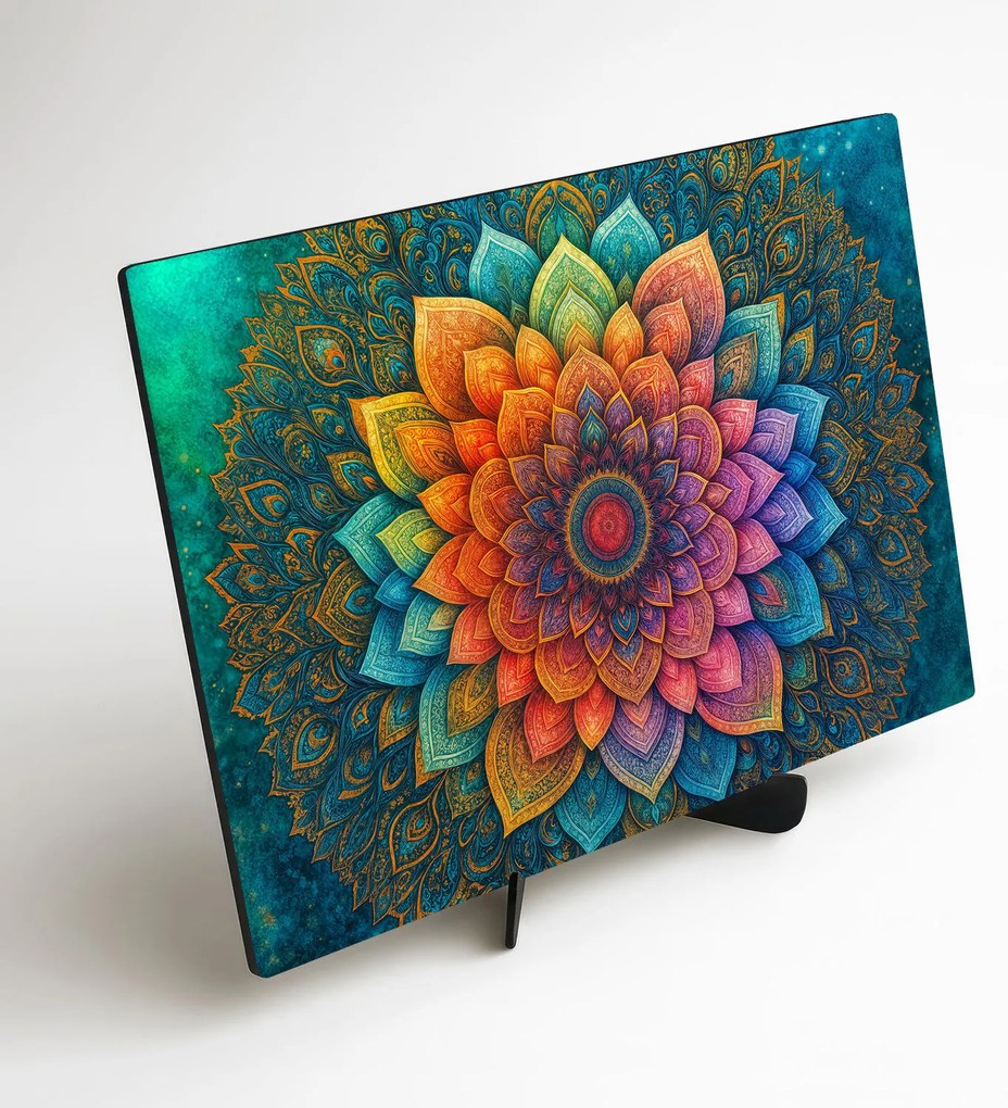 DUBLEZ | Žiarivá mandala na stenu - Obraz