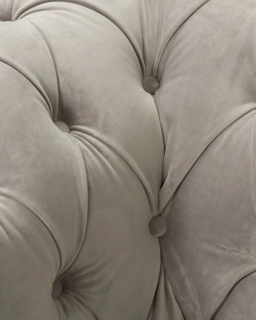 Kreslo Chesterfield Classic Velvet Dark Grey 118 x 96 x 77 cm