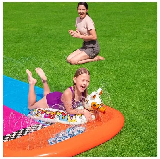 Bestway Dvojitá vodná šmýkačka, 487 x 138 cm (100385918)