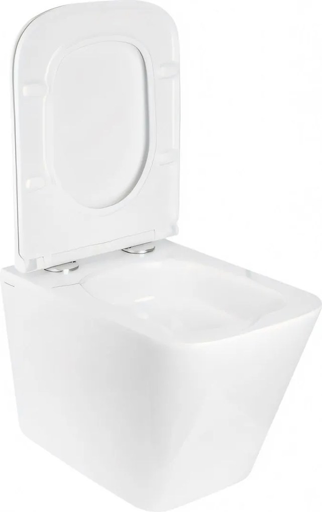 Hydroland Závesná WC misa so SoftClose sedadlom Feret, biela