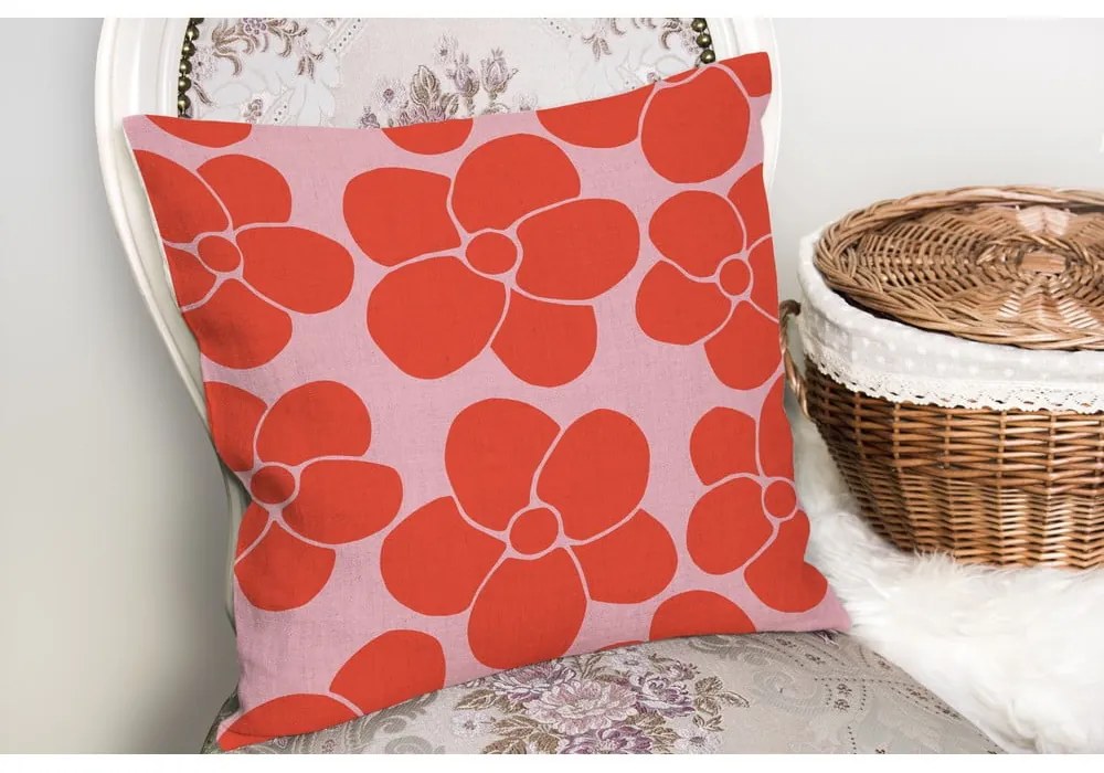 Obliečka na vankúš 43x43 cm Poppy Fields – Mila Home