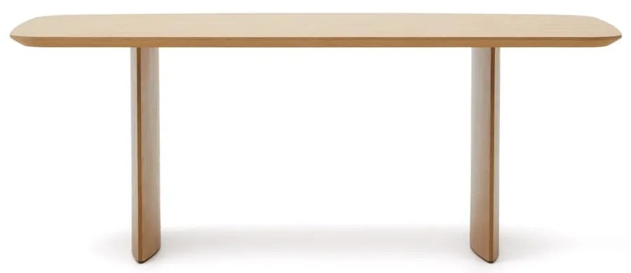 Jedálenský stôl v dekore duba v prírodnej farbe 100x200 cm Litto – Kave Home