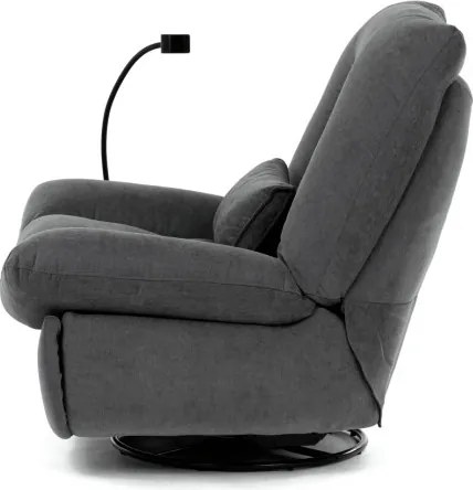 Polohovacie kreslo sivé, elektrické TV-7089 GREY2