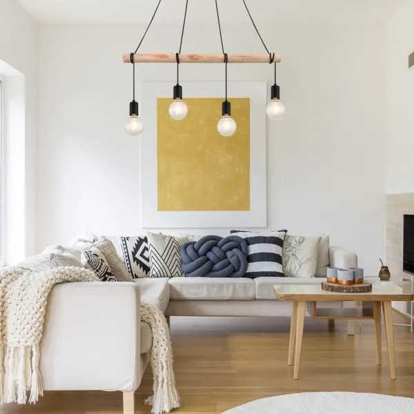 Rabalux 3980 - Luster na lanku PABLO 4xE27/40W/230V