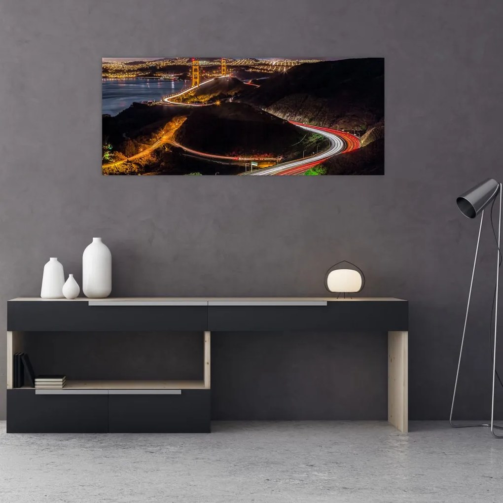 Obraz - Golden Gate Bridge (120x50 cm)