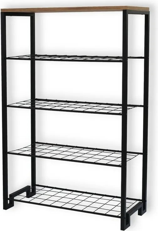 Skrinka na topánky Nancy Atlantic Pine and Black