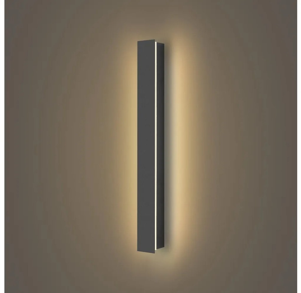 Brilagi - LED vonkajšie nástenné svietidlo LINEAR LED/12W/230V 3000K IP65 antracit