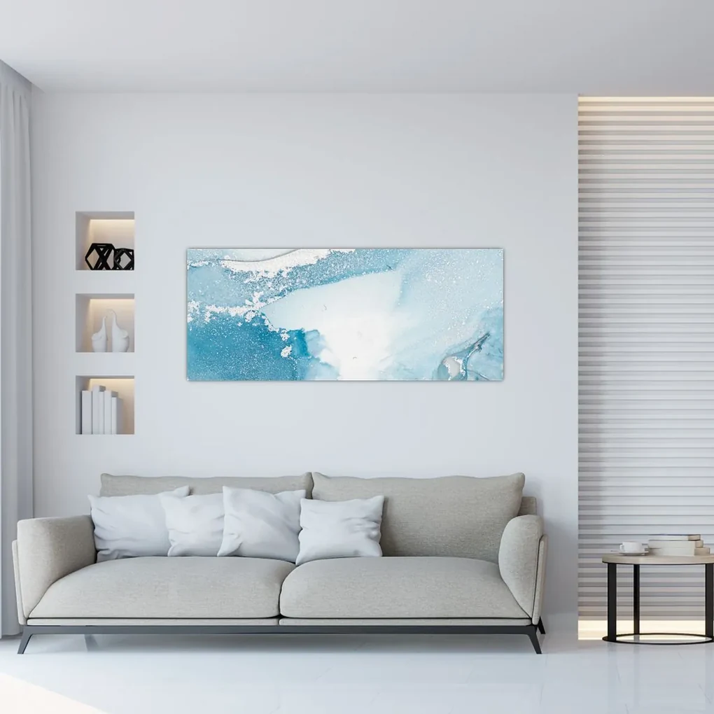 Obraz - Modrý dekor (120x50 cm)