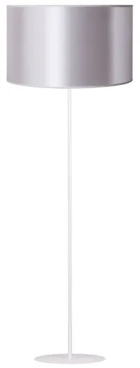 Duolla - Stojacia lampa CANNES 1xE27/15W/230V pr. 45 cm strieborná/medená/biela