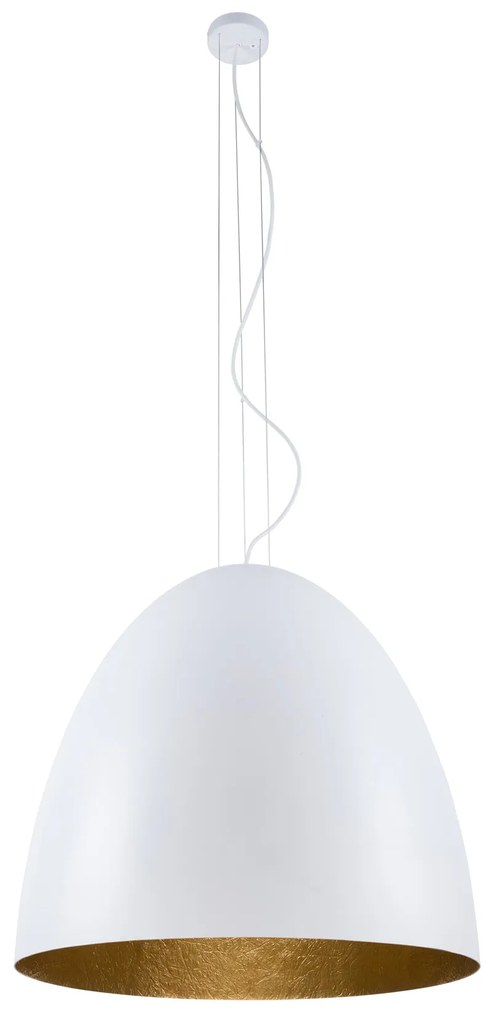 EGG WHITE XL 9025 | štýlová lampa Farba: Strieborná
