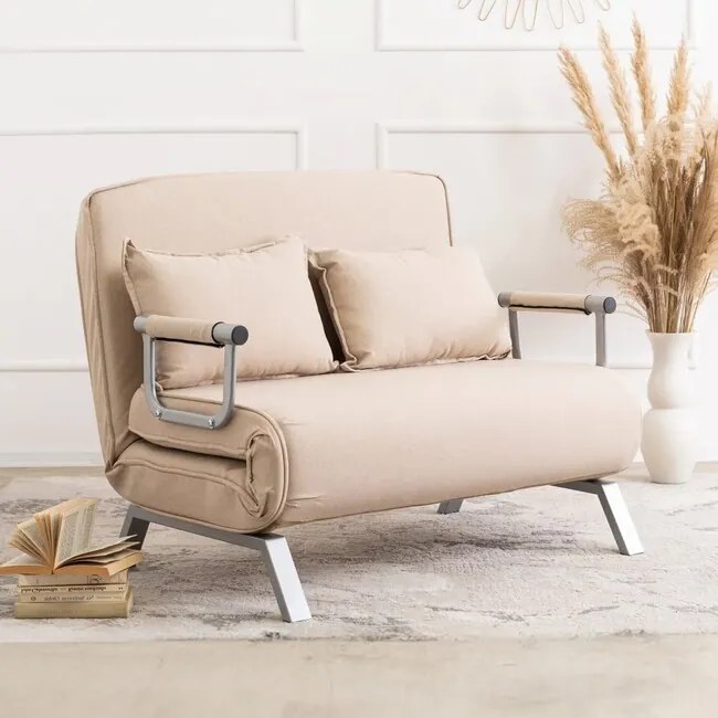 Polohovacie kreslo/lehátko Falun XL čierne