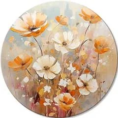 Okrúhle obrazy s akrylom Bezstarostný život | rôzne rozmery