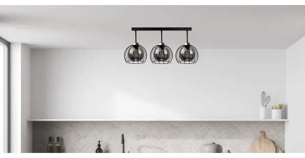 Nástenné svietidlo SOLO BLACK 2xE27/60W/230V čierna/zlatá