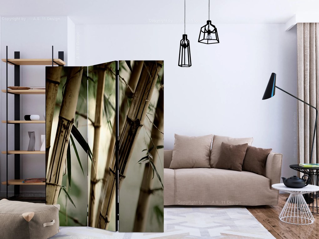 Artgeist Paraván - Fog and bamboo forest [Room Dividers]