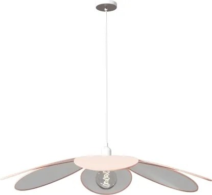 Atmosphera - Detský luster na lanku PETAL 1xE27/40W/230V priemer 64 cm ružový