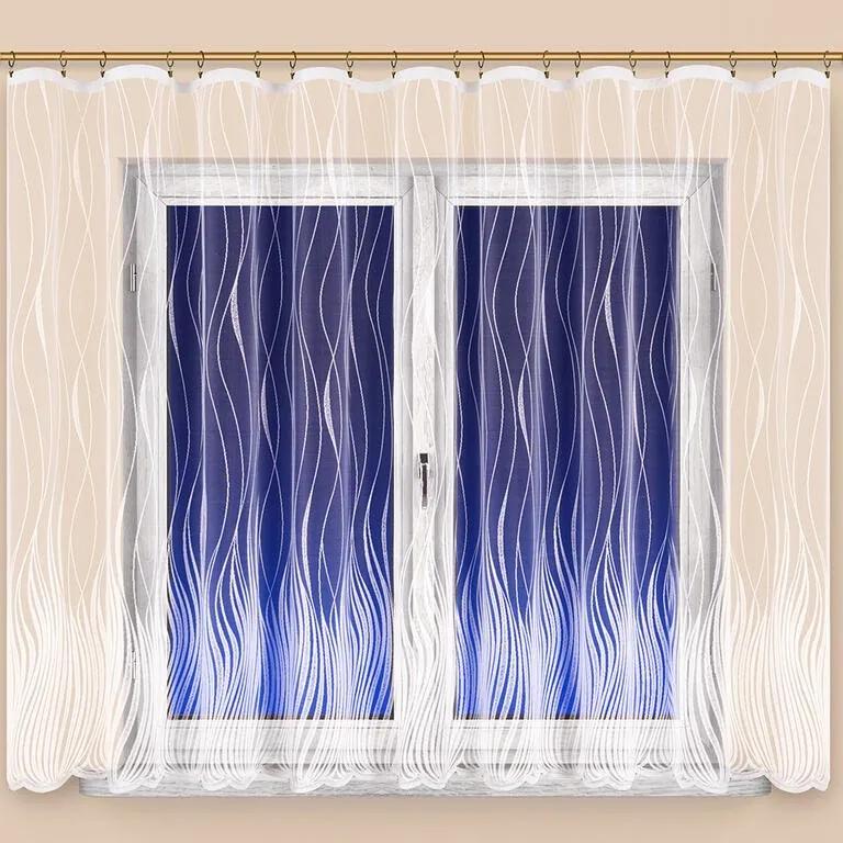 Hotová žakárová záclona KAROLÍNA 350 x 160 cm | Biano
