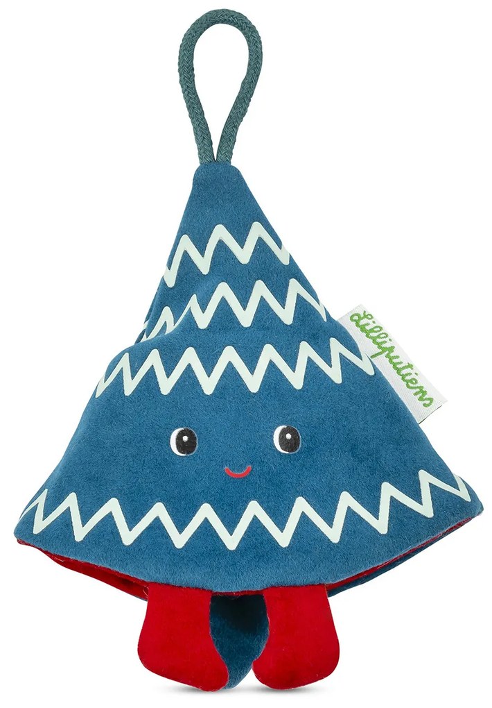 Lilliputiens – vianočná plyšová dekorácia – červená elfka Lilli