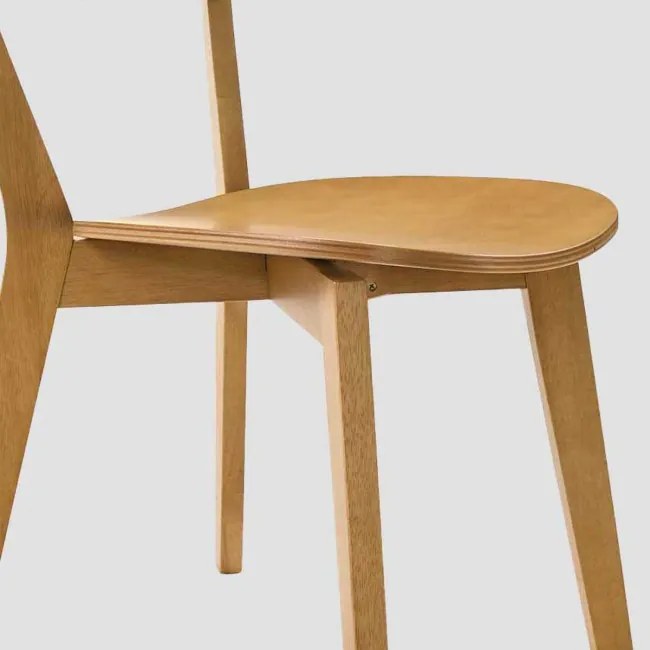 Set dvoch jedálenských stoličiek VIERI hnedé 718113