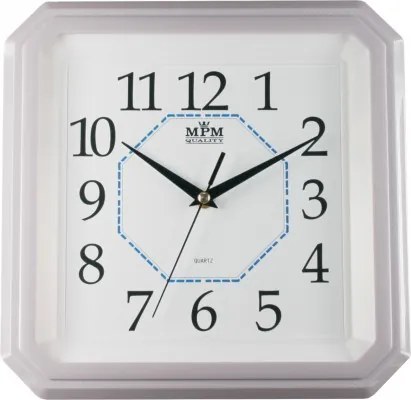 Nástenné hodiny MPM, 2418.23.SW - ružová, 28cm