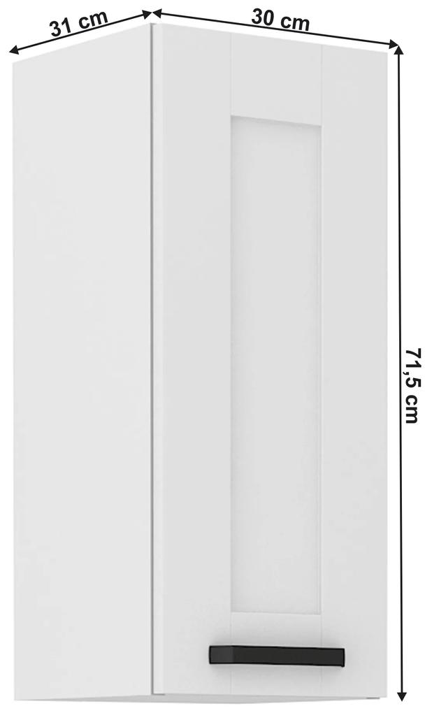Horná skrinka Lesana 1 (biela) 30 G-72 1F . Vlastná spoľahlivá doprava až k Vám domov. 1063904