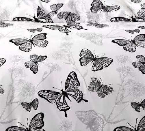 Obliečky OPRAH WHITE BUTTERFLIES 7-dielna sada 140x200 cm