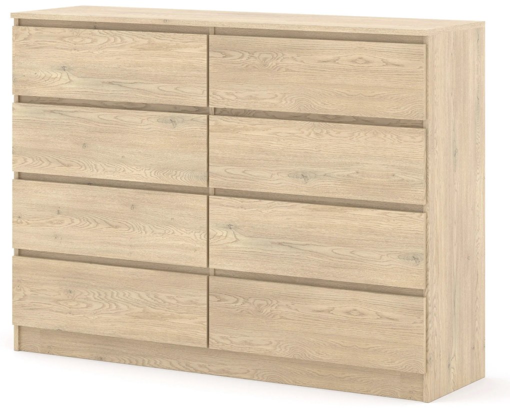 Komoda Maya S8 (dub cremona). Akcia -14%. Vlastná spoľahlivá doprava až k Vám domov. 1124947