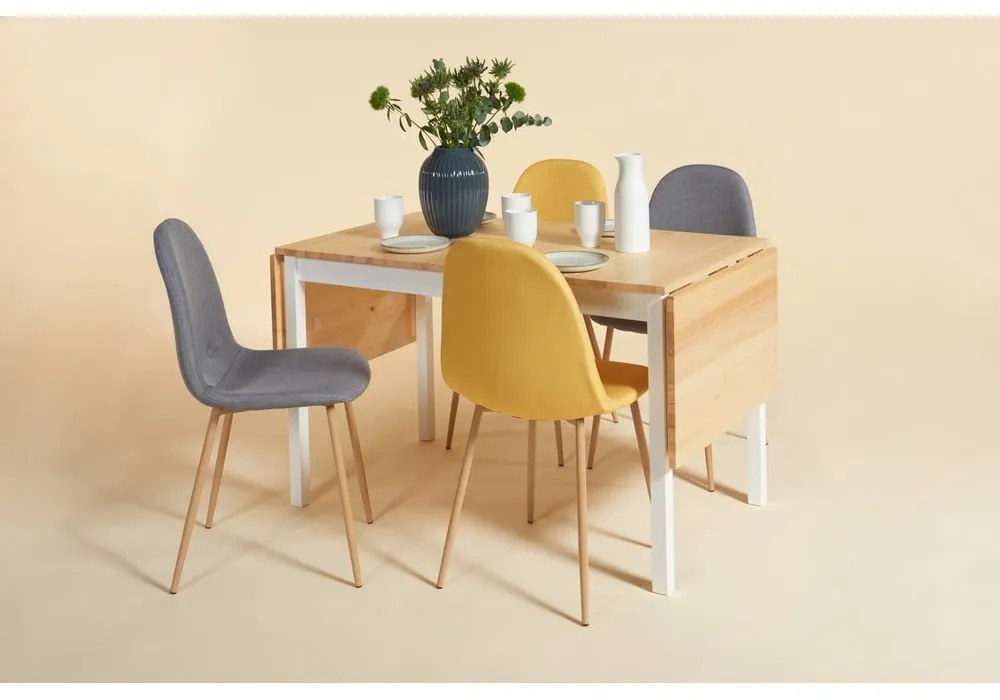 Súprava jedálenského stola Brisbane a štyroch jedálenských stoličiek Lissy - Bonami Essentials