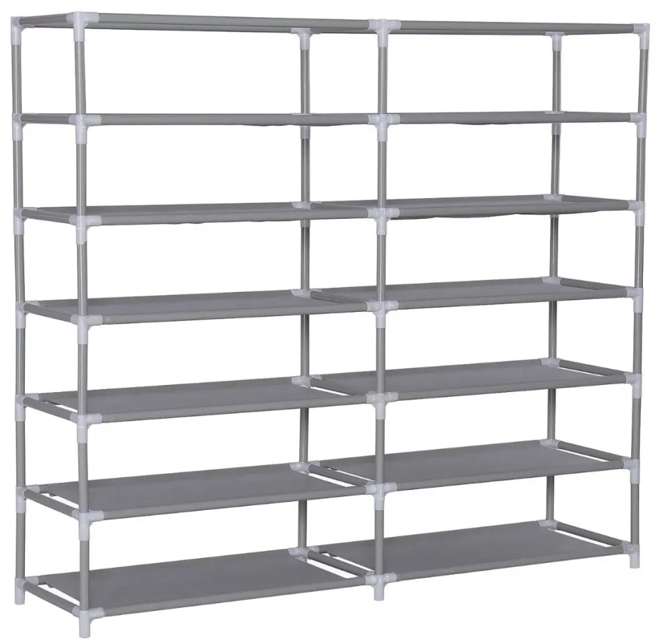 Mobilná skrinka na topánky, 4 farby- hnedá