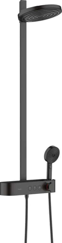 Hansgrohe Pulsify S, Showerpipe 260 2jet s termostatom ShowerTablet Select 400, čierna matná, HAN-24240670