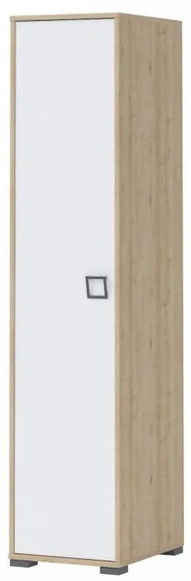 Skriňa 1D Kiki G1-BK/KI-15 beech/white